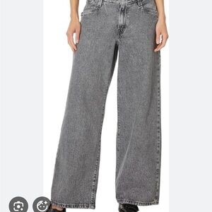 Levi's Grey Wide-Leg Jeans for Women